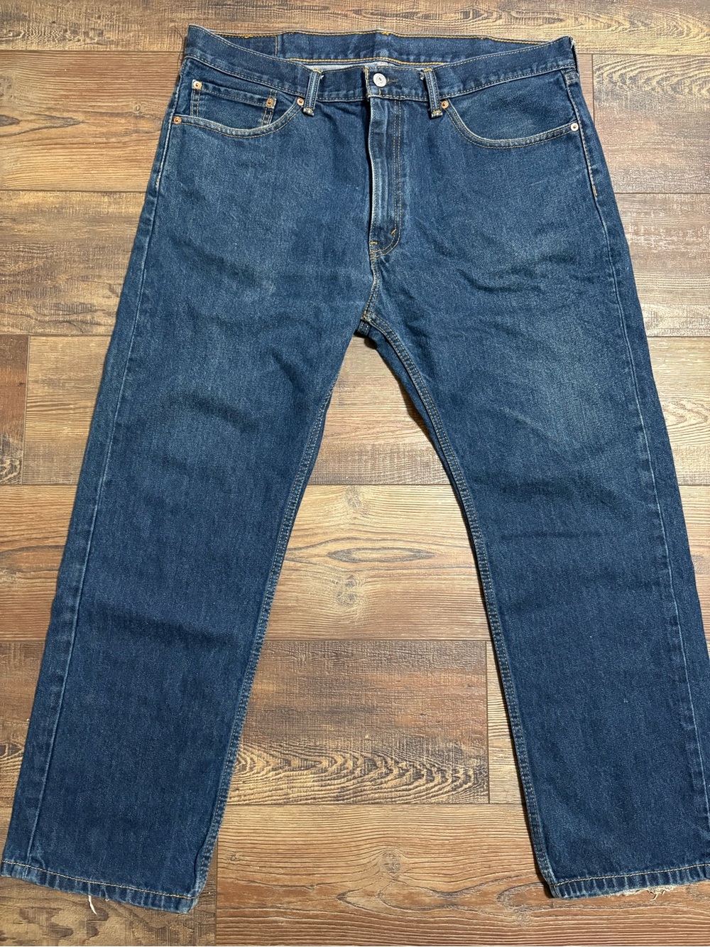 Levi’s 505 Men’s 38x30 Straight Leg Jeans Dark Wash Regular Fit Denim Pants